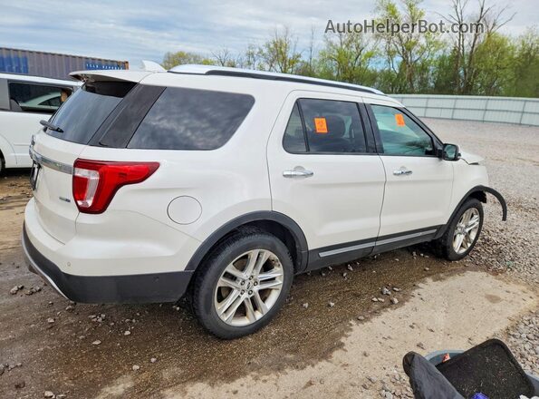 1FM5K8FH2GGC83168 2016 FORD EXPLORER Белый Задняя правая четверть