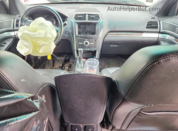 1FM5K8FH2GGC83168 2016 FORD EXPLORER Белый Вид панели приборов