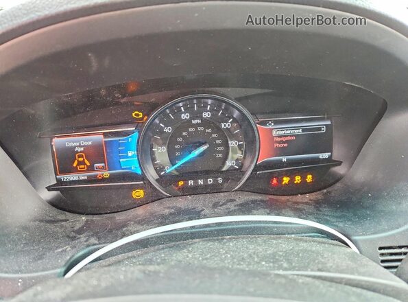 1FM5K8FH2GGC83168 2016 FORD EXPLORER Белый Вид щитка приборов