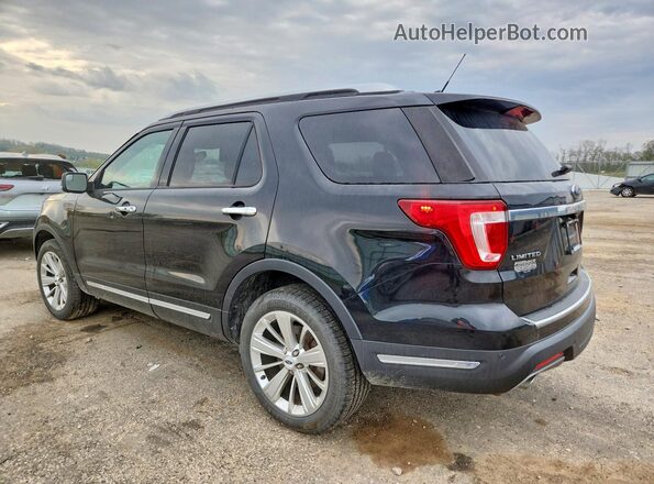 1FM5K8FH3JGC96583 2018 FORD EXPLORER Black Задня ліва чверть