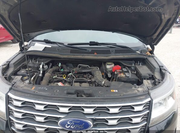 1FM5K8FH4GGA43345 2016 FORD EXPLORER Black Rear view