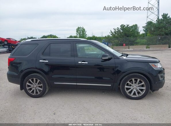1FM5K8FH4GGA43345 2016 FORD EXPLORER Black Rear interior view
