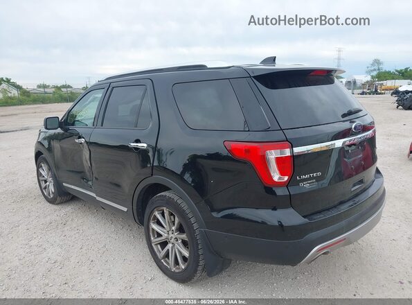 1FM5K8FH4GGA43345 2016 FORD EXPLORER Black Rear left