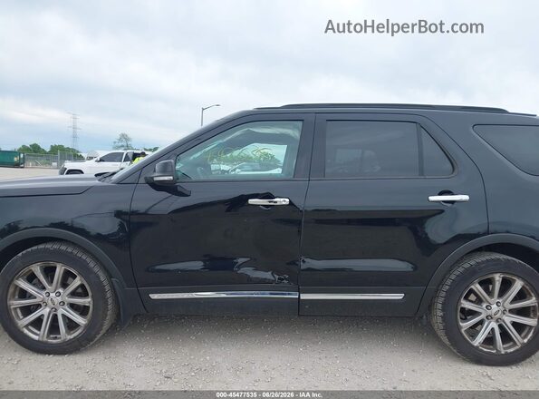 1FM5K8FH4GGA43345 2016 FORD EXPLORER Black Front view