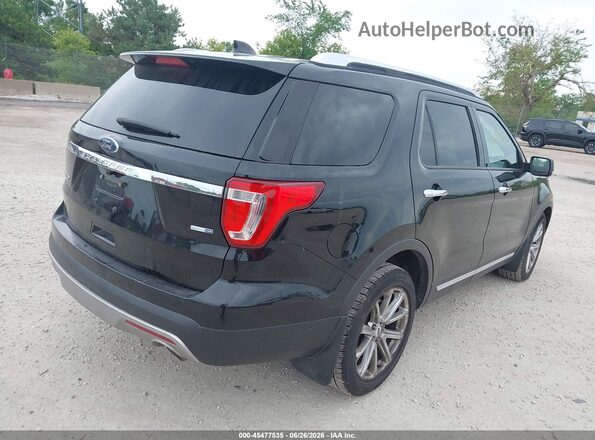 1FM5K8FH4GGA43345 2016 FORD EXPLORER Black Rear right