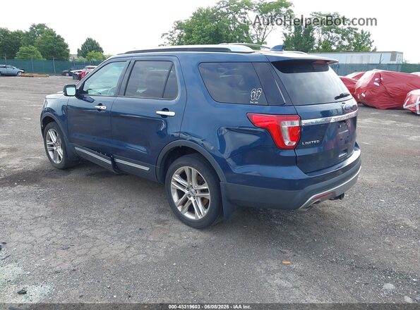 1FM5K8FH5GGC97789 2016 FORD EXPLORER Синий Задняя левая четверть