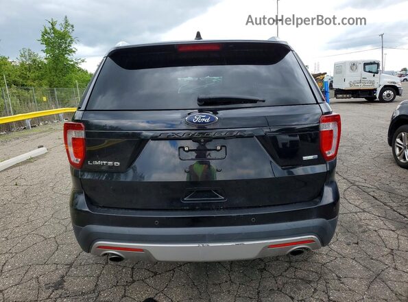 1FM5K8FH5HGC85840 2017 FORD EXPLORER Black Widok z tyłu