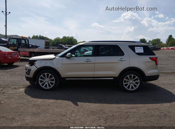 1FM5K8FH5HGC98734 2017 FORD EXPLORER Beige 360 interior view