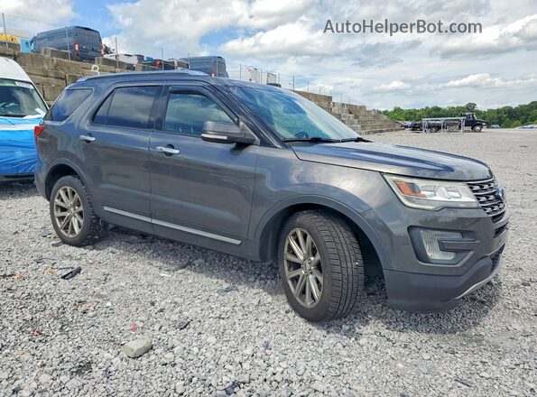 1FM5K8FH8HGA89777 2017 FORD EXPLORER Gray Front right
