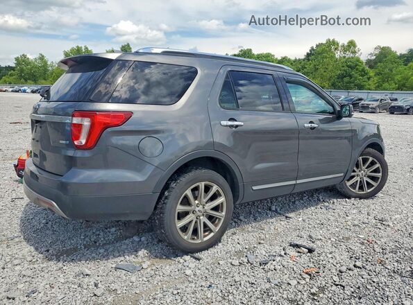 1FM5K8FH8HGA89777 2017 FORD EXPLORER Gray Rear right