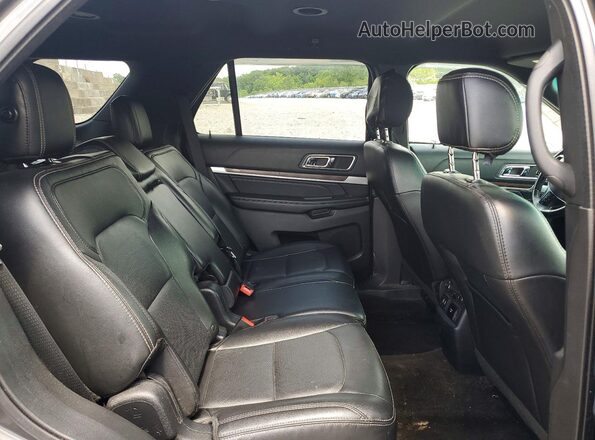 1FM5K8FH8HGA89777 2017 FORD EXPLORER Gray Rear interior view