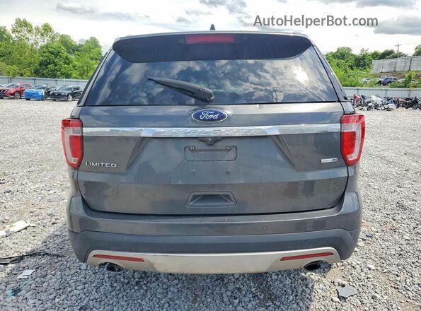 1FM5K8FH8HGA89777 2017 FORD EXPLORER Gray Rear view
