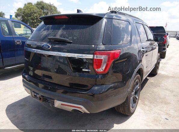 1FM5K8FH8HGD23822 2017 FORD EXPLORER Black Tył prawy
