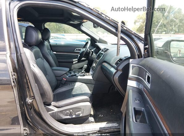 1FM5K8FH8HGD23822 2017 FORD EXPLORER Black Widok wnętrza z przodu