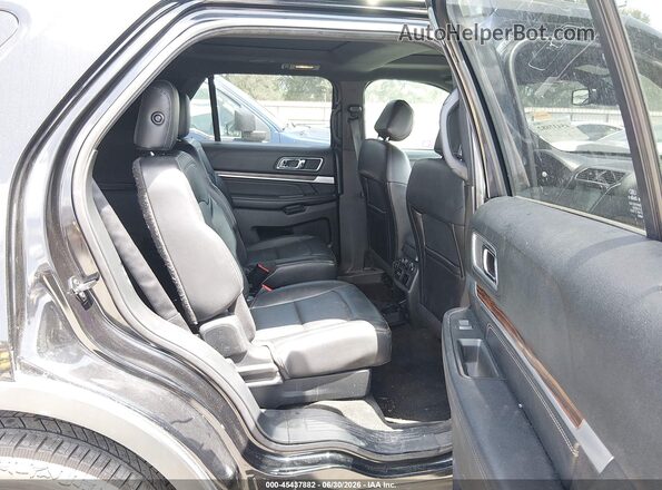 1FM5K8FH8HGD23822 2017 FORD EXPLORER Black Widok naklejki z numerem VIN
