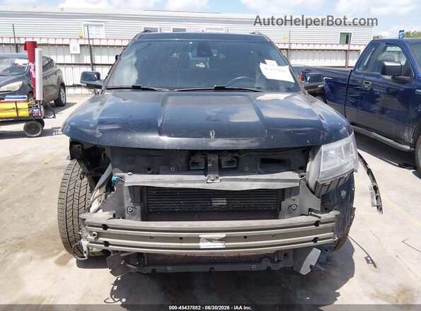 1FM5K8FH8HGD23822 2017 FORD EXPLORER Black Widok wnętrza z tyłu