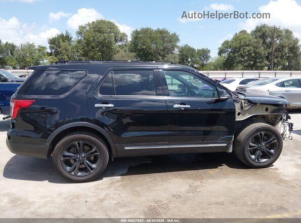 1FM5K8FH8HGD23822 2017 FORD EXPLORER Black Widok wnętrza 360 stopni
