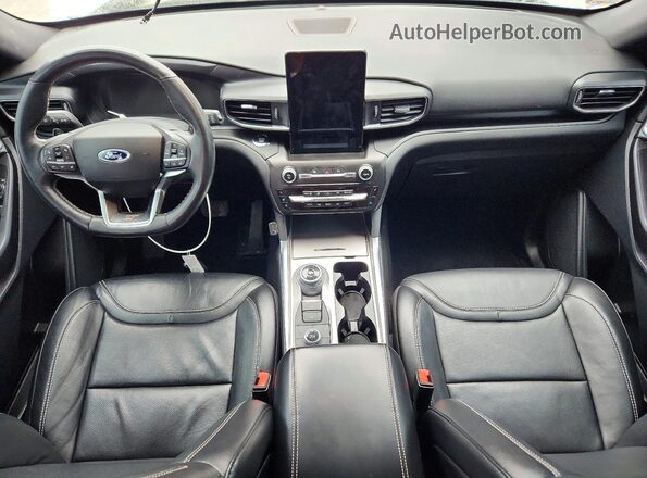 1FM5K8GC0LGC28571 2020 FORD EXPLORER White წინა პანელის ხედი