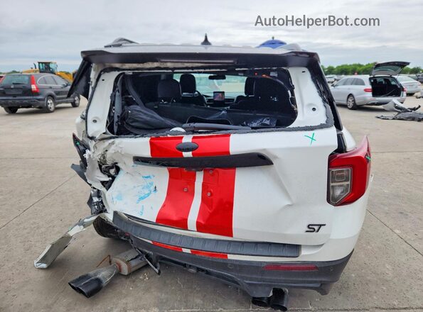 1FM5K8GC0LGC28571 2020 FORD EXPLORER White უკანა ხედი