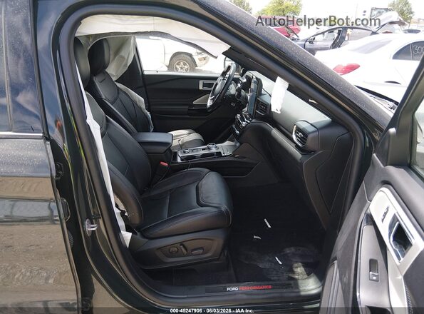 1FM5K8GC1NGA25496 2022 FORD EXPLORER Green წინა სალონის ხედი