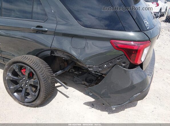 1FM5K8GC1NGA25496 2022 FORD EXPLORER Green წინა ხედი
