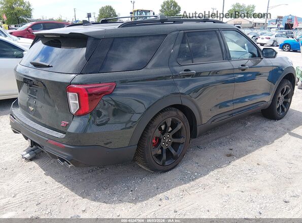 1FM5K8GC1NGA25496 2022 FORD EXPLORER Green უკანა მარჯვენა