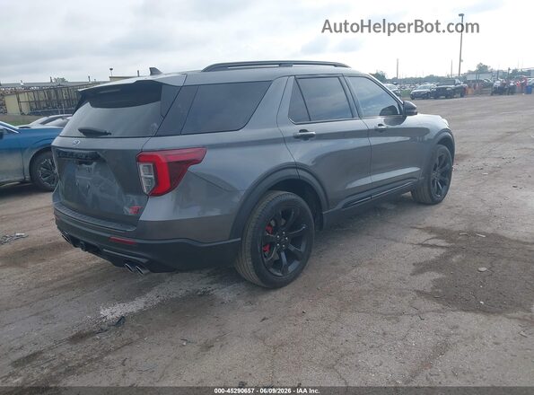 1FM5K8GC1NGC20207 2022 FORD EXPLORER Gray Հետևի աջ