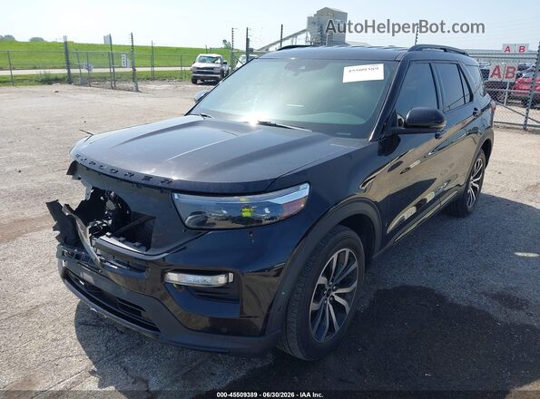 1FM5K8GC2LGA52848 2020 FORD EXPLORER Black Front left