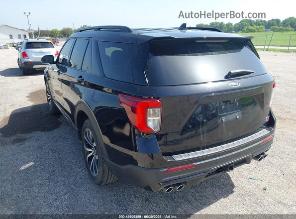 1FM5K8GC2LGA52848 2020 FORD EXPLORER Black Rear left