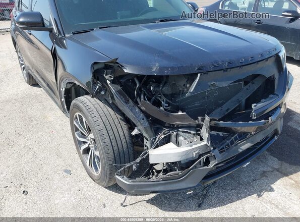 1FM5K8GC2LGA52848 2020 FORD EXPLORER Black Front view