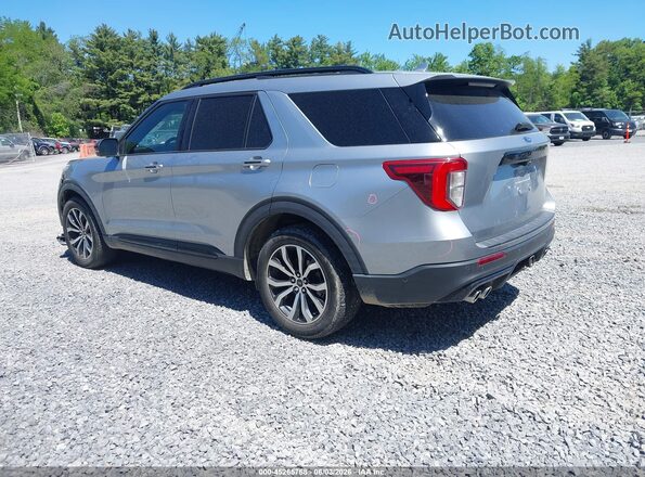 1FM5K8GC2LGA74767 2020 FORD EXPLORER Silver Tył lewy