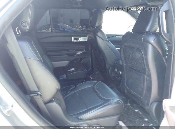 1FM5K8GC2LGA74767 2020 FORD EXPLORER Silver Widok naklejki z numerem VIN