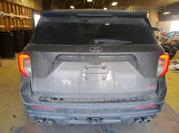 1FM5K8GC2MGA44170 2021 FORD EXPLORER Gray Widok z tyłu