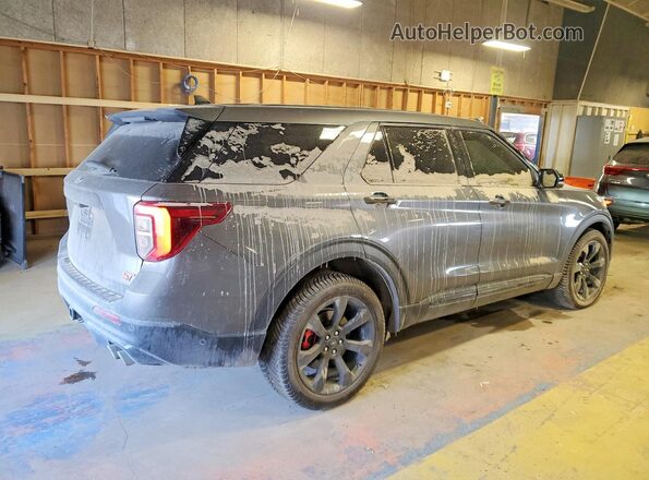 1FM5K8GC2MGA44170 2021 FORD EXPLORER Gray Tył prawy