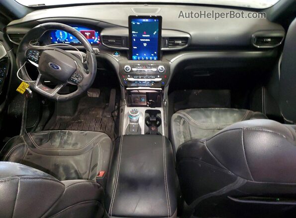 1FM5K8GC2MGA44170 2021 FORD EXPLORER Gray Widok deski rozdzielczej