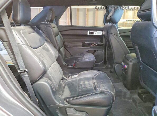 1FM5K8GC2MGA44170 2021 FORD EXPLORER Gray Widok tylnych siedzeń