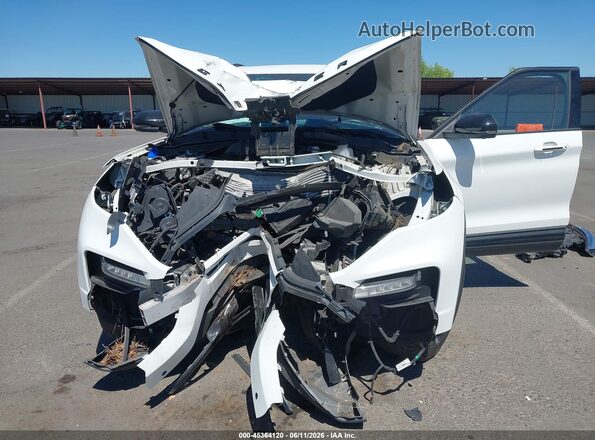 1FM5K8GC2PGB27618 2023 FORD EXPLORER White Widok z przodu