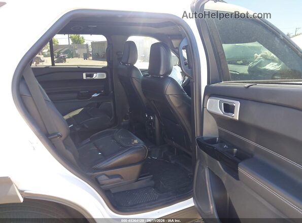 1FM5K8GC2PGB27618 2023 FORD EXPLORER White Widok naklejki z numerem VIN