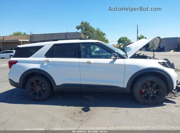 1FM5K8GC2PGB27618 2023 FORD EXPLORER White Widok wnętrza z tyłu
