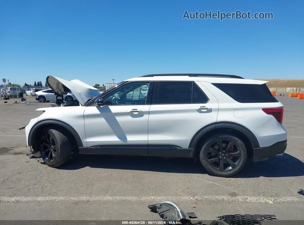 1FM5K8GC2PGB27618 2023 FORD EXPLORER White Widok wnętrza 360 stopni