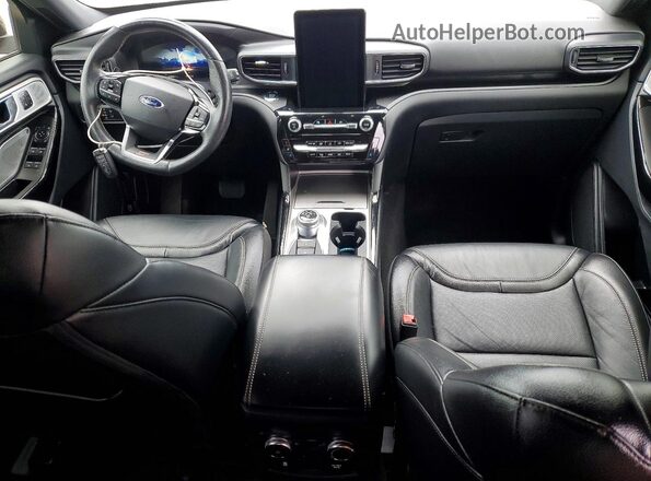 1FM5K8GC3MGA11369 2021 FORD EXPLORER Charcoal წინა პანელის ხედი