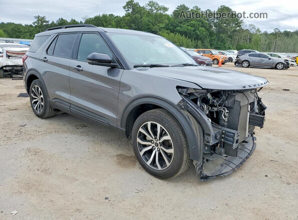 1FM5K8GC3MGA11369 2021 FORD EXPLORER Charcoal წინა მარჯვენა