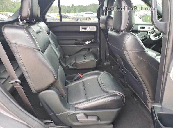 1FM5K8GC3MGA11369 2021 FORD EXPLORER Charcoal უკანა სალონის ხედი