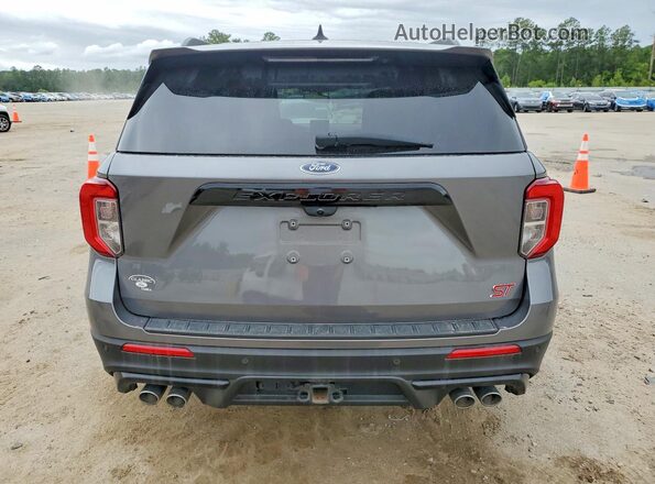 1FM5K8GC3MGA11369 2021 FORD EXPLORER Charcoal უკანა ხედი