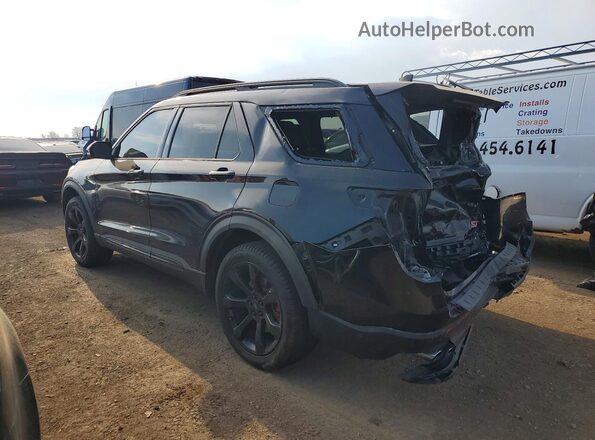1FM5K8GC3MGB29650 2021 FORD EXPLORER Черный Задняя левая четверть