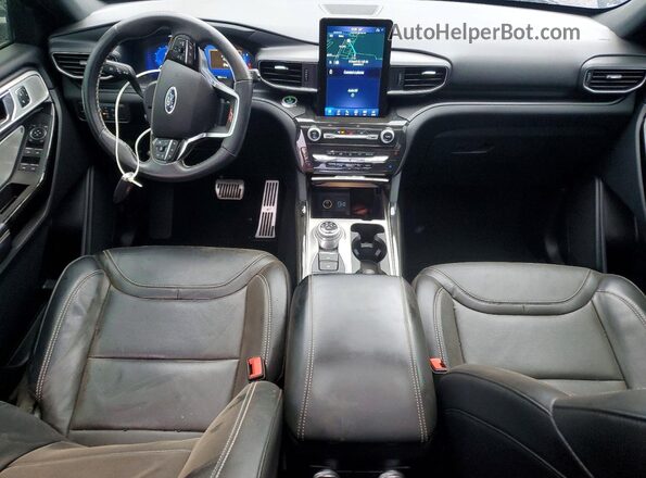 1FM5K8GC3MGB29650 2021 FORD EXPLORER Черный Вид панели приборов
