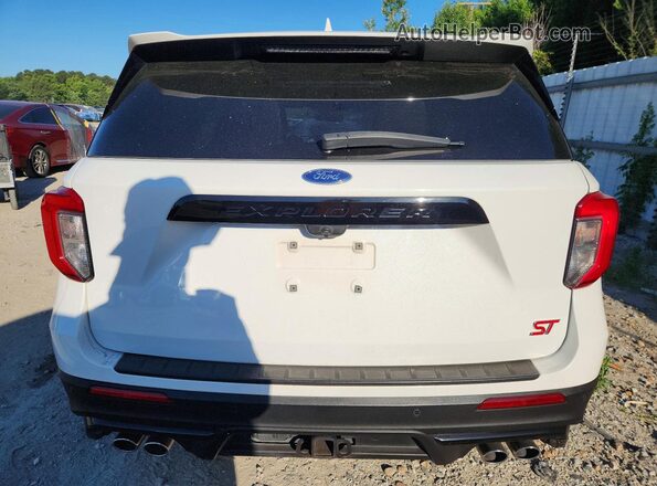 1FM5K8GC4LGC56700 2020 FORD EXPLORER White Vista trasera