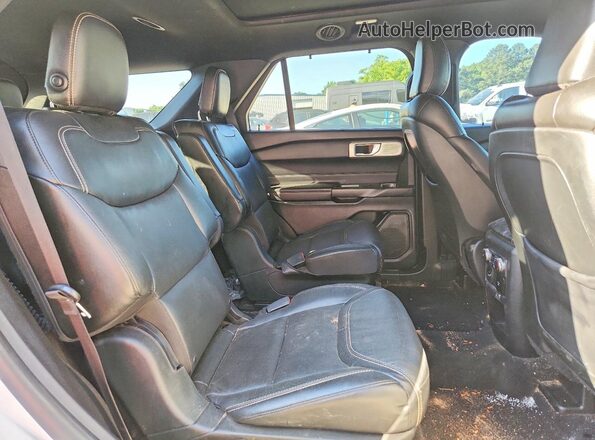 1FM5K8GC4LGC56700 2020 FORD EXPLORER White Vista interior trasera