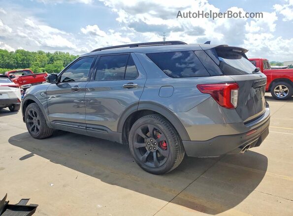 1FM5K8GC4NGA41756 2022 FORD EXPLORER Gray Trasero izquierdo
