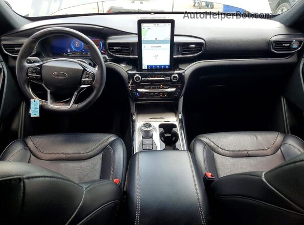 1FM5K8GC4NGA41756 2022 FORD EXPLORER Gray Vista del salpicadero